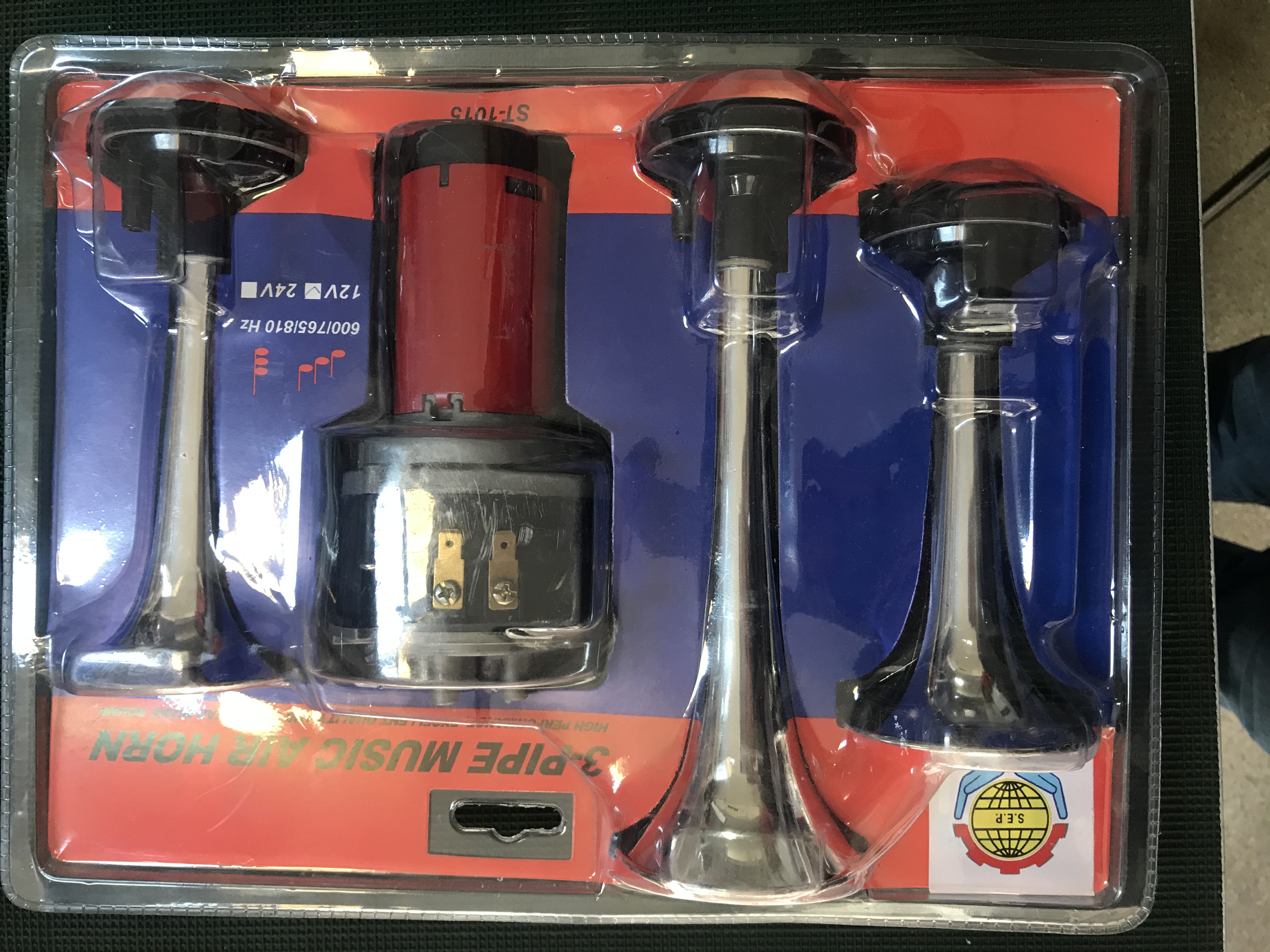 CLAXON 12V/24C 3 GOARNE